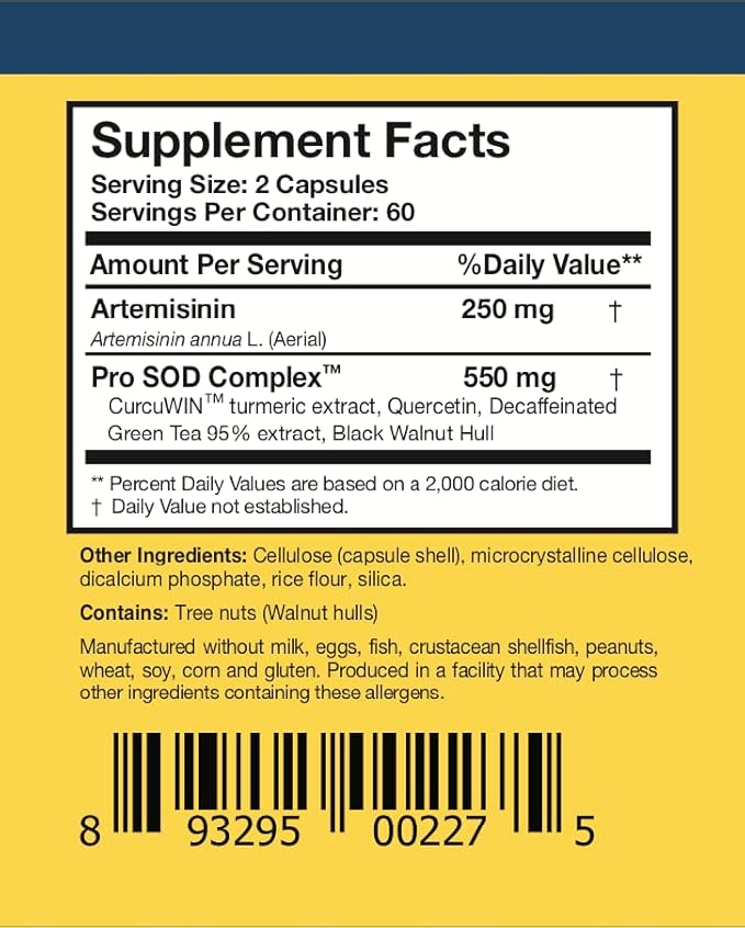 Artemisinin SOD